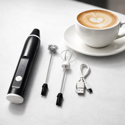 2 in 1 Rechargeable Coffee Beater & Milk Frother
